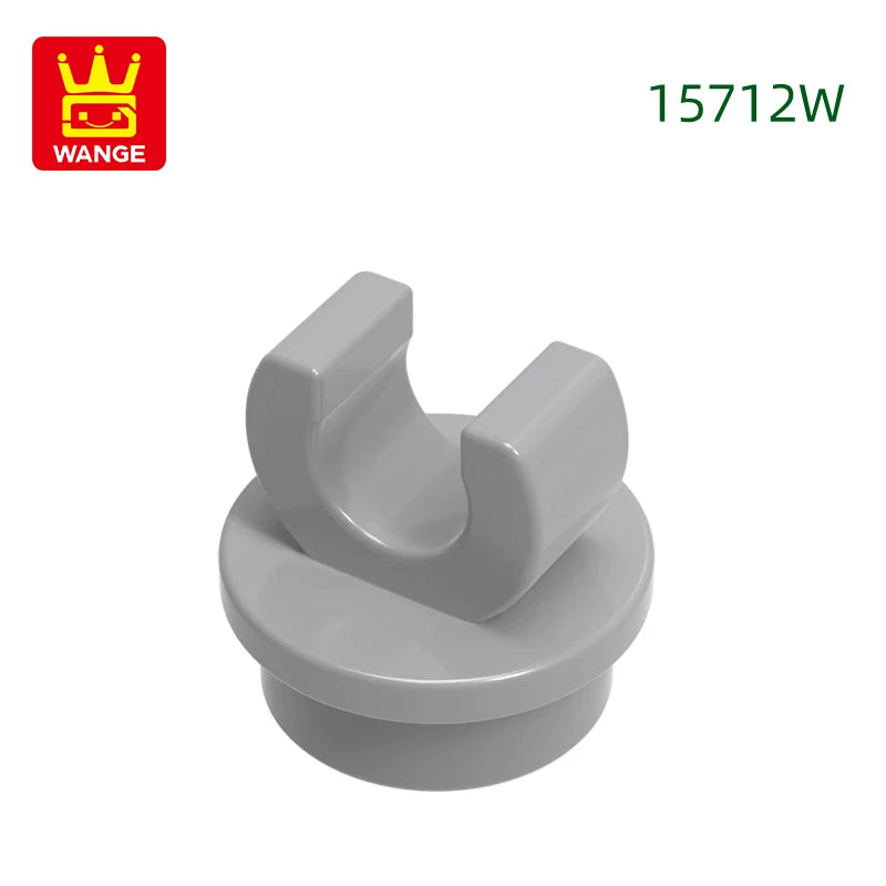 WANGE 15712W 50g/390PCS Round 1x1 with Fork Building Blocks Moc Compatible With Assembles Bricks Children Toys Gift Box