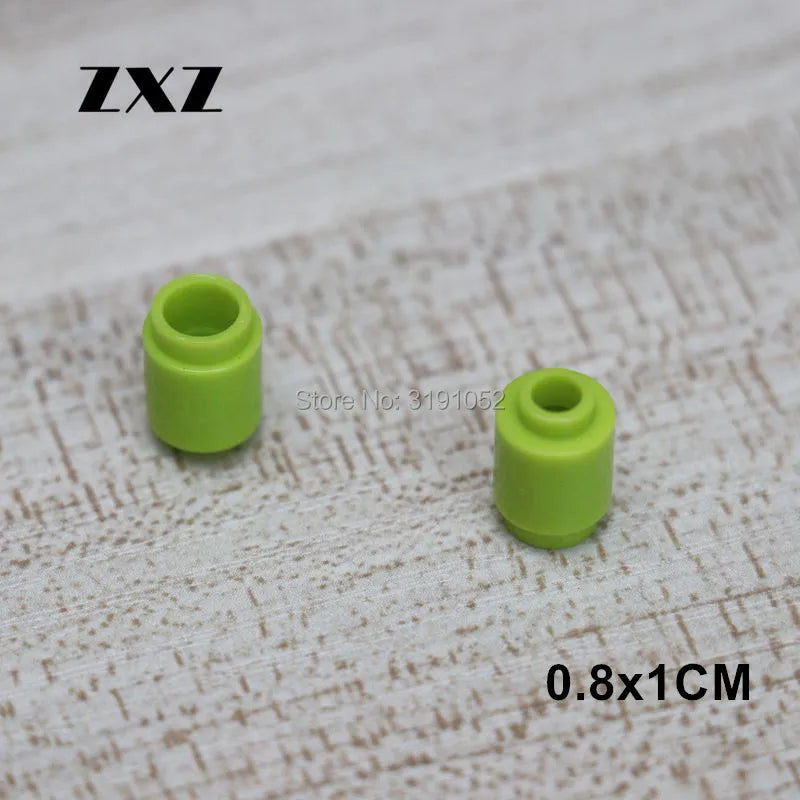 100 Pieces Building Blocks MOC Round Brick Cylinder Bricks 1 X 1 Children Toy Bricks Part 3062 City Friends Bricks Accessories