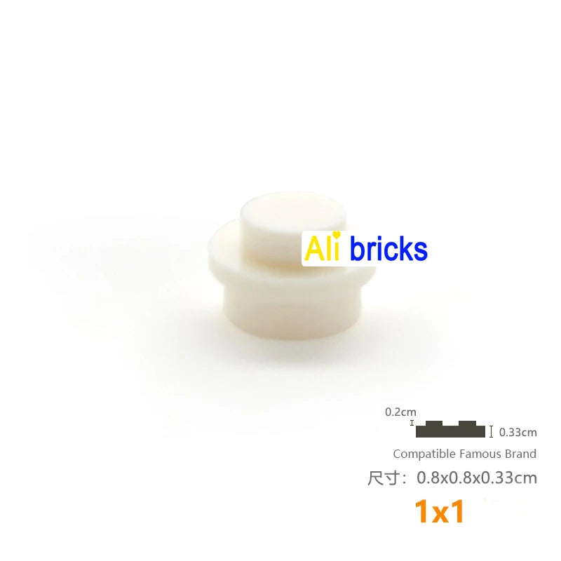 120pcs/lot DIY Blocks Building Bricks Lamp Bead Educational Assemblage Construction Toys for Children Size Compatible With 4073