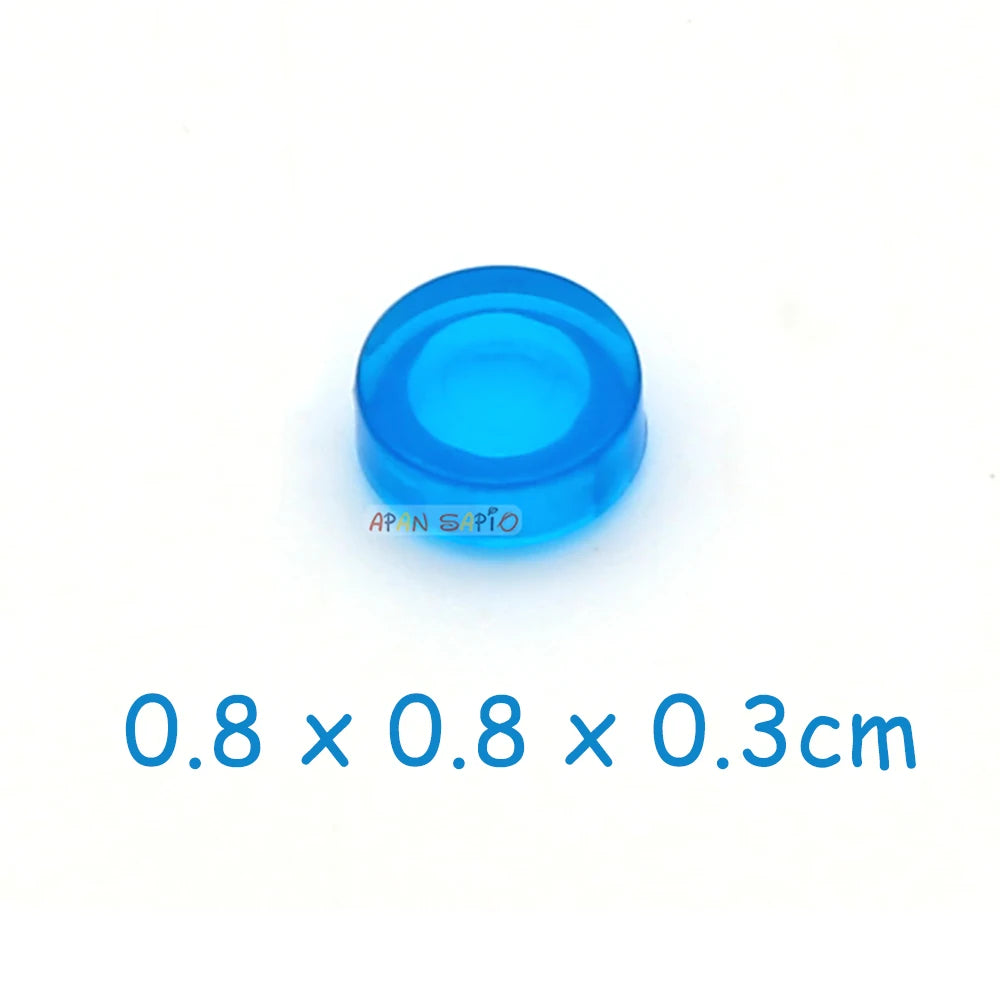 Round Building Blocks 1x1, 33color, educational and creative toys for children, size compatible with 98138, 300pcs