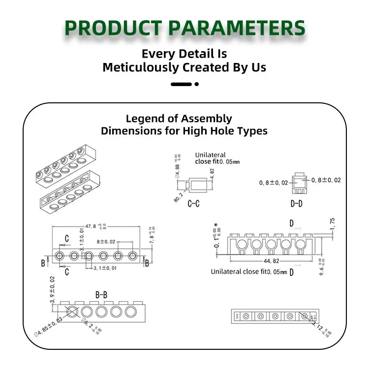Wange 52107  100g/120PCS 1 x 2 with Studs on 2 Sides Block Moc Compatible with Brick DIY Children's Toy Assembly Parts