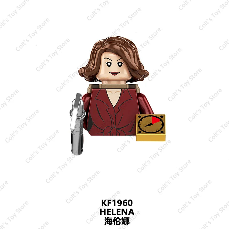 2024 John Wick Mini Action Figures Classic Thriller Movie John Wick Building Blocks Winston Judges Dolls Model Kid Birthday Gift