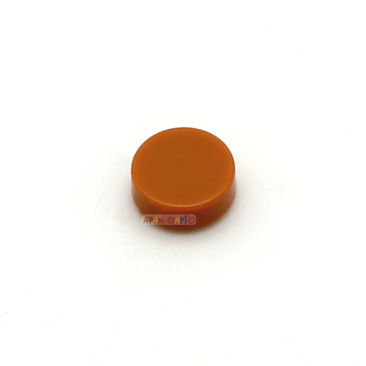 100pcs Tile 1x1 Round DIY Building Blocks Bricks  33Color Educational Creative Toys for Children Size Compatible With 98138