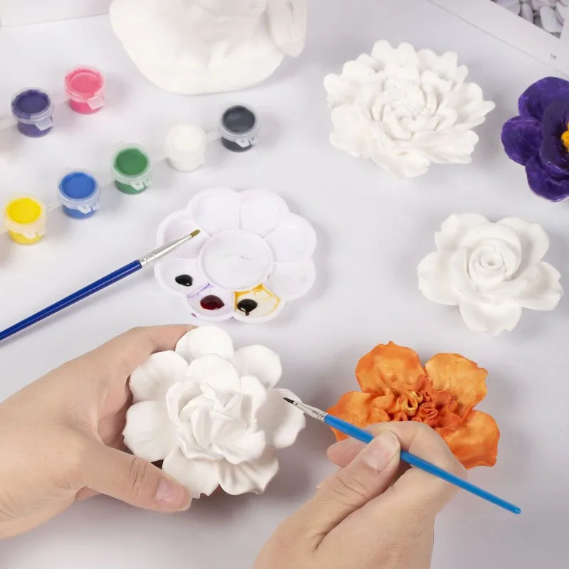 3D Rose Candle Silicone Mold DIY Lotus Peony Chrysanthemum Shape Mousse Handmade Soap Aromatherapy Epoxy Resin Molds