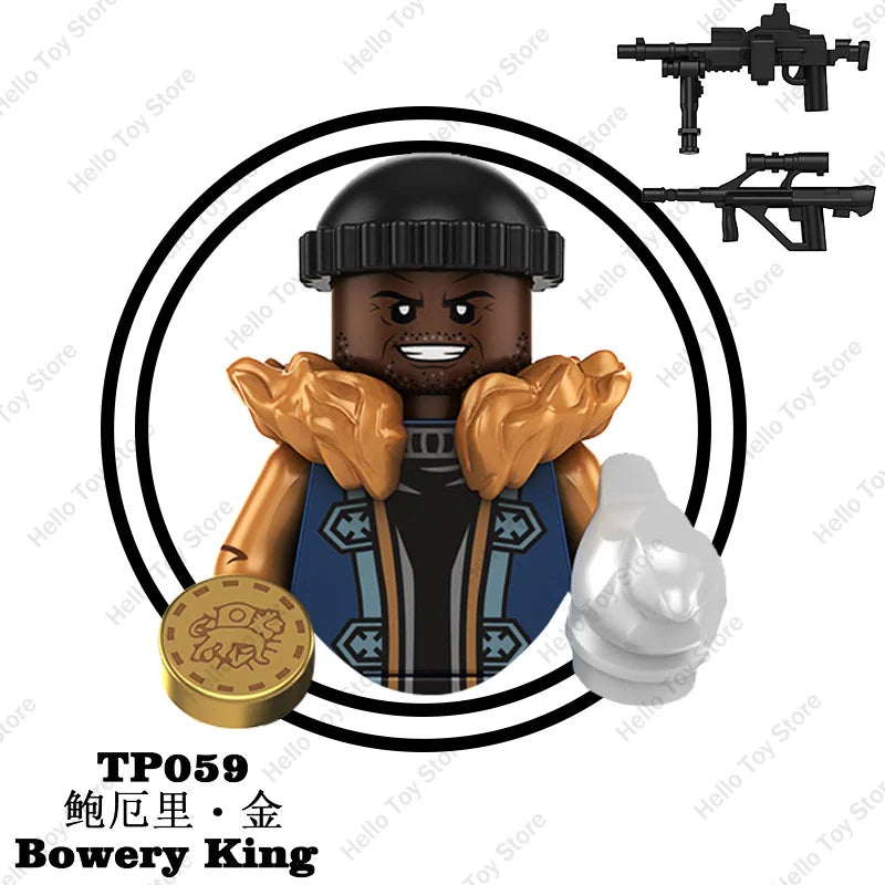 2024 John Wick Mini Action Figures Classic Thriller Movie John Wick Building Blocks Winston Judges Dolls Model Kid Birthday Gift