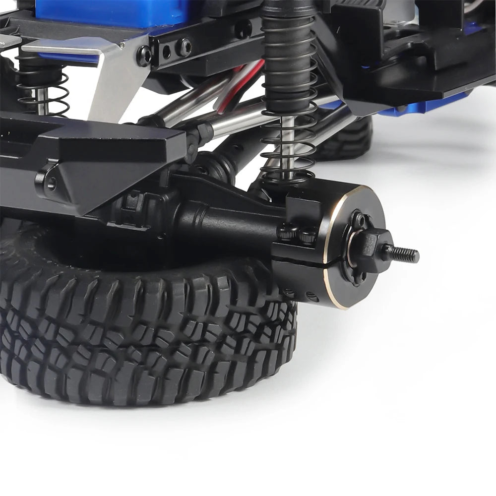 TRX4M Brass Weight Caster Blocks Servo Link Steering Knuckle Diff Cover for 1/18 RC Crawler TRX-4M Defender Bronco Upgrade Parts