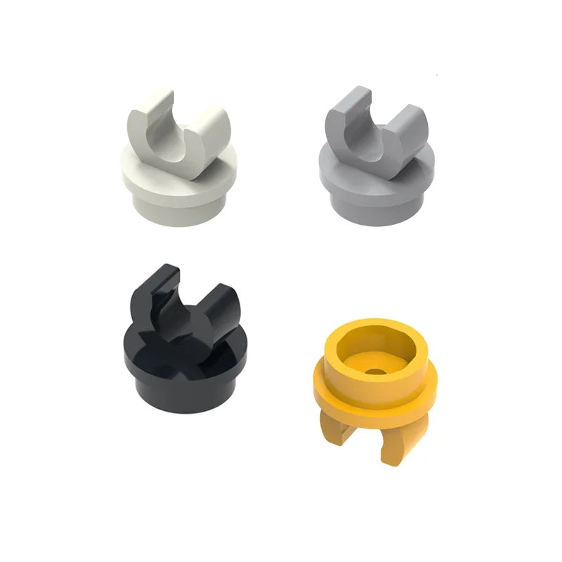 MOC 10PCS 15712 Special Fork With Clamp Building Blocks 12825 Mouth Bricks With 1 Hole Educational Particle Toys Children Gifts