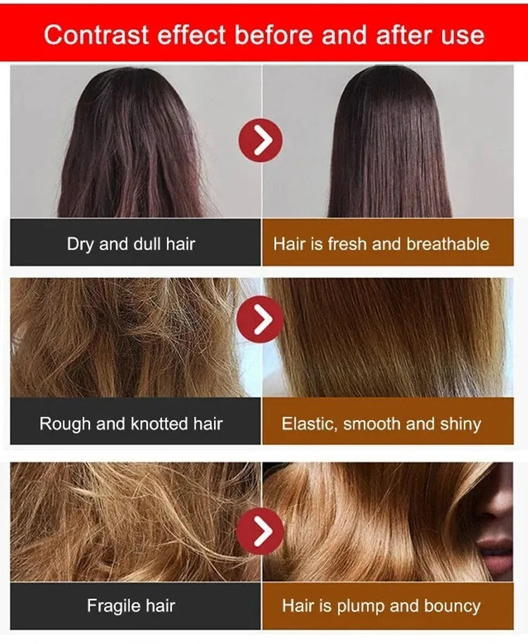 Rice Hair Care Soap Essence Nourishing Hair Smoothing Split End Repair Shampoo Soap for Men Women