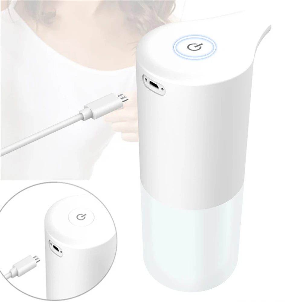 Touchless Automatic Soap Dispenser Foam USB Charging Smart Infrared Sensor Liquid Soap Dispenser Hand Sanitizer Kitchen Bathroom