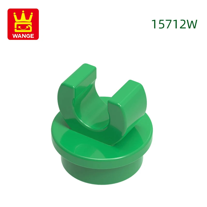 WANGE 15712W 50g/390PCS Round 1x1 with Fork Building Blocks Moc Compatible With Assembles Bricks Children Toys Gift Box